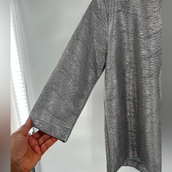 Club Monaco grey shimmer blazer L - Picture 3 of 9